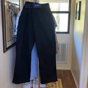 Black cozy lounge sweat pants ladies S/M NWOT